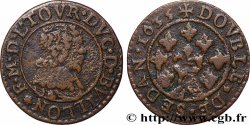 PRINCIPAUTY OF SEDAN - FREDERIC-MAURICE OF LA TOUR D&nbsp;AUVERGNE Double tournois, type 13 (grande collerette/grande tour en bas du champ)
