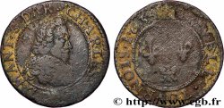 ARDENNES - PRINCIPAUTY OF ARCHES-CHARLEVILLE - CHARLES I OF GONZAGUE Double tournois, type 7 (col fraisé et alérion couronné, légende française)