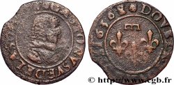 PRINCIPAUTY OF DOMBES - GASTON OF ORLEANS Double tournois, type 8