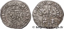 LORRAINE - DUCHÉ DE LORRAINE - HENRI II Double denier ou gros lorrain