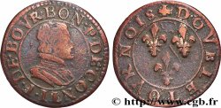 PRINCIPAUTY OF CHATEAU-REGNAULT - FRANCOIS OF BOURBON-CONTI Double tournois, type 18