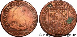 ARDENNES - PRINCIPAUTY OF ARCHES-CHARLEVILLE - CHARLES I OF GONZAGUE Liard, type 3