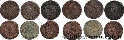 PRINCIPAUTY OF ORANGE - FREDERIC-HENRY OF NASSAU Double tournois, lot de 6 ex. 