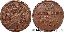 FLANDRE - SIÈGE DE LILLE XX sols, monnaie obsidionale