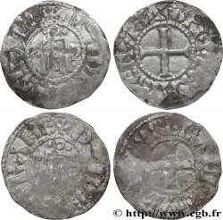 ORLÉANAIS - ÉVÊCHÉ D&nbsp;ORLÉANS ET AU NOM D&nbsp;HUGUES DE FRANCE Oboles (lot de 2) lot