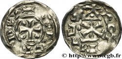 NORMANDIE - DUCHÉ DE NORMANDIE - RICHARD Ier Denier, type  au fronton  fVZ