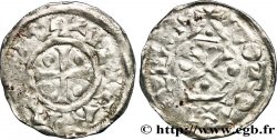 NORMANDIE - DUCHÉ DE NORMANDIE - RICHARD Ier Denier, type  au fronton  VF