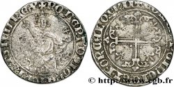 PROVENCE - COMTÉ DE PROVENCE - ROBERT D ANJOU Carlin d argent, gillat ou robert