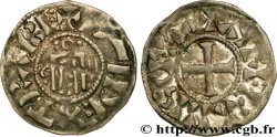 ORLÉANAIS - ÉVÊCHÉ D ORLÉANS ET AU NOM D HUGUES DE FRANCE Denier SS