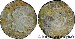 ARDENNES - PRINCIPAUTÉ SOUVERAINE D ARCHES-CHARLEVILLE - CHARLES II DE GONZAGUE Denier tournois, type 3 TB