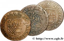 ARDENNES - PRINCIPAUTÉ DE SEDAN - HENRI DE LA TOUR D AUVERGNE Lot de 3 liards, type 6 B (col fraisé) lot
