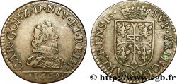 ARDENNES - PRINCIPAUTY OF ARCHES-CHARLEVILLE - CHARLES I OF GONZAGUE Liard, type 2B