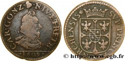 ARDENNES - PRINCIPAUTÉ SOUVERAINE D&nbsp;ARCHES-CHARLEVILLE - CHARLES Ier DE GONZAGUE Liard, type 3A TTB