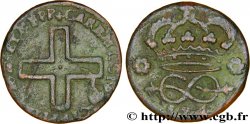 DUCHY OF SAVOY - CHARLES-EMMANUEL III 2 deniers, 2e type, (2 denari) BC/BC+