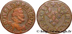 PRINCIPALITY OF CHATEAU-REGNAULT - FRANCIS OF BOURBON-CONTI Double tournois, type 14, buste A