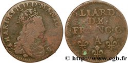 ARDENNES - PRINCIPAUTY OF ARCHES-CHARLEVILLE - CHARLES II OF GONZAGUE Liard, type 4