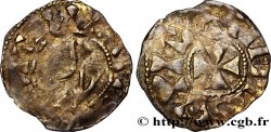 CHAMPAGNE - ÉVÊCHÉ DE MEAUX - GAUTIER Ier Denier B+/TB