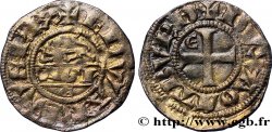 AQUITAINE - DUCHÉ D&nbsp;AQUITAINE - ÉDOUARD Ier  Obole au léopard, 1er type SUP