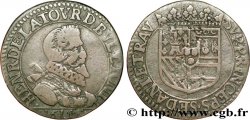 ARDENNES - PRINCIPAUTÉ DE SEDAN - HENRI DE LA TOUR D AUVERGNE Liard, type 6 C (col fraisé) TTB