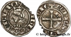 PROVENCE - COMTÉ DE PROVENCE - ROBERT D ANJOU Double denier coronat ou coronat réforciat