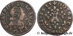 PRINCIPAUTY OF SEDAN - FREDERIC-MAURICE OF LA TOUR D AUVERGNE Double tournois, type 12