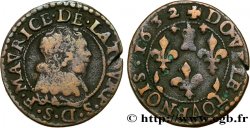 PRINCIPAUTY OF SEDAN - FREDERIC-MAURICE OF LA TOUR D&nbsp;AUVERGNE Double tournois, type 11 (grande collerette/petite tour)