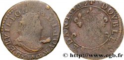 PRINCIPAUTY OF SEDAN - FREDERIC-MAURICE DE LA TOUR D&nbsp;AUVERGNE Double tournois, type 14 (grande collerette/petite tour en haut du champ)