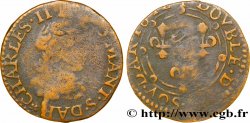 ARDENNES - PRINCIPALITY OF ARCHES-CHARLEVILLE - CHARLES II GONZAGA Double tournois, type 24