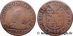 ARDENNES - PRINCIPAUTY OF ARCHES-CHARLEVILLE - CHARLES I OF GONZAGUE Liard, type 2B