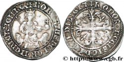 ITALIE - ROYAUME DE NAPLES - ROBERT D&nbsp;ANJOU Carlin d&nbsp;argent TTB+