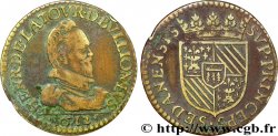 ARDENNES - PRINCIPAUTÉ DE SEDAN - HENRI DE LA TOUR D&nbsp;AUVERGNE Liard, type 1 (col plat) TB+