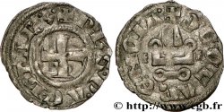 CROISADES - PRINCIPAUTÉ D&nbsp;ACHAÏE - PHILIPPE IER DE TARENTE Denier tournois TTB