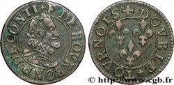 PRINCIPAUTÉ DE CHÂTEAU-REGNAULT - FRANÇOIS DE BOURBON-CONTI Double tournois, type 15, buste A TTB