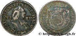 ALSACE - ÉVÊCHÉ DE STRASBOURG - LOUIS-CONSTANTIN DE ROHAN GUÉMÉNÉE Sixième de thaler TTB+/SUP