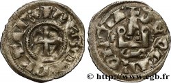 CROISADES - PRINCIPAUTÉ D&nbsp;ACHAÏE - PHILIPPE IER DE TARENTE Denier tournois
