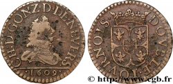 ARDENNES - PRINCIPAUTY OF ARCHES-CHARLEVILLE - CHARLES I OF GONZAGUE Double tournois, type 3
