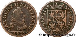 ARDENNES - PRINCIPALITY OF ARCHES-CHARLEVILLE - CHARLES I GONZAGA Liard, type 3A