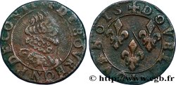 PRINCIPAUTÉ DE CHÂTEAU-REGNAULT - FRANÇOIS DE BOURBON-CONTI Double tournois, type 15, buste A