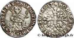 PROVENCE - COMTÉ DE PROVENCE - ROBERT D ANJOU Carlin d argent, gillat ou robert