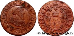 BERRY - PRINCIPAUTÉ DE BOISBELLE-HENRICHEMONT - MAXIMILIEN DE BÉTHUNE, DUC DE SULLY Double tournois, type 1