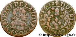 PRINCIPAUTY OF SEDAN - FREDERIC-MAURICE DE LA TOUR D&nbsp;AUVERGNE Double tournois, type 10 (petite collerette/petite tour)