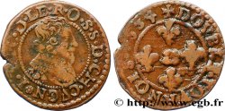 ARDENNES - LORDSHIP OF CUGNON - JEAN-THEODORE OF LÖWENSTEIN Double tournois avec le grand col de dentelle