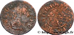 DOMBES - PRINCIPALITY OF DOMBES - GASTON OF ORLEANS Denier tournois, type 10