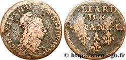 ARDENNES - PRINCIPAUTÉ SOUVERAINE D&nbsp;ARCHES-CHARLEVILLE - CHARLES II DE GONZAGUE Liard, type 4