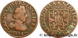 ARDENNES - PRINCIPAUTY OF ARCHES-CHARLEVILLE - CHARLES I OF GONZAGUE Liard, type 3B