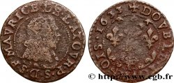 PRINCIPAUTY OF SEDAN - FREDERIC-MAURICE OF LA TOUR D&nbsp;AUVERGNE Double tournois, type 11 (grande collerette/petite tour)