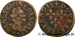 PRINCIPAUTY OF CHATEAU-REGNAULT - FRANCOIS OF BOURBON-CONTI Double tournois, type 14, buste A