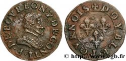 PRINCIPAUTY OF CHATEAU-REGNAULT - FRANCOIS OF BOURBON-CONTI Double tournois, type 18 BB