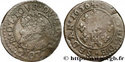 PRINCIPAUTY OF SEDAN - FREDERIC-MAURICE DE LA TOUR D&nbsp;AUVERGNE Double tournois, type 13 (grande collerette/grande tour en bas du champ)