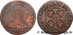 ARDENNES - PRINCIPALITY OF ARCHES-CHARLEVILLE - CHARLES I GONZAGA Liard, type 3B